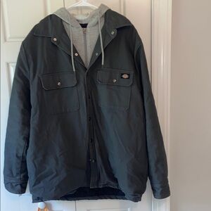 Dickies Black Lightweight Shirt Jacket